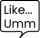 Filler words icon Filler words icon